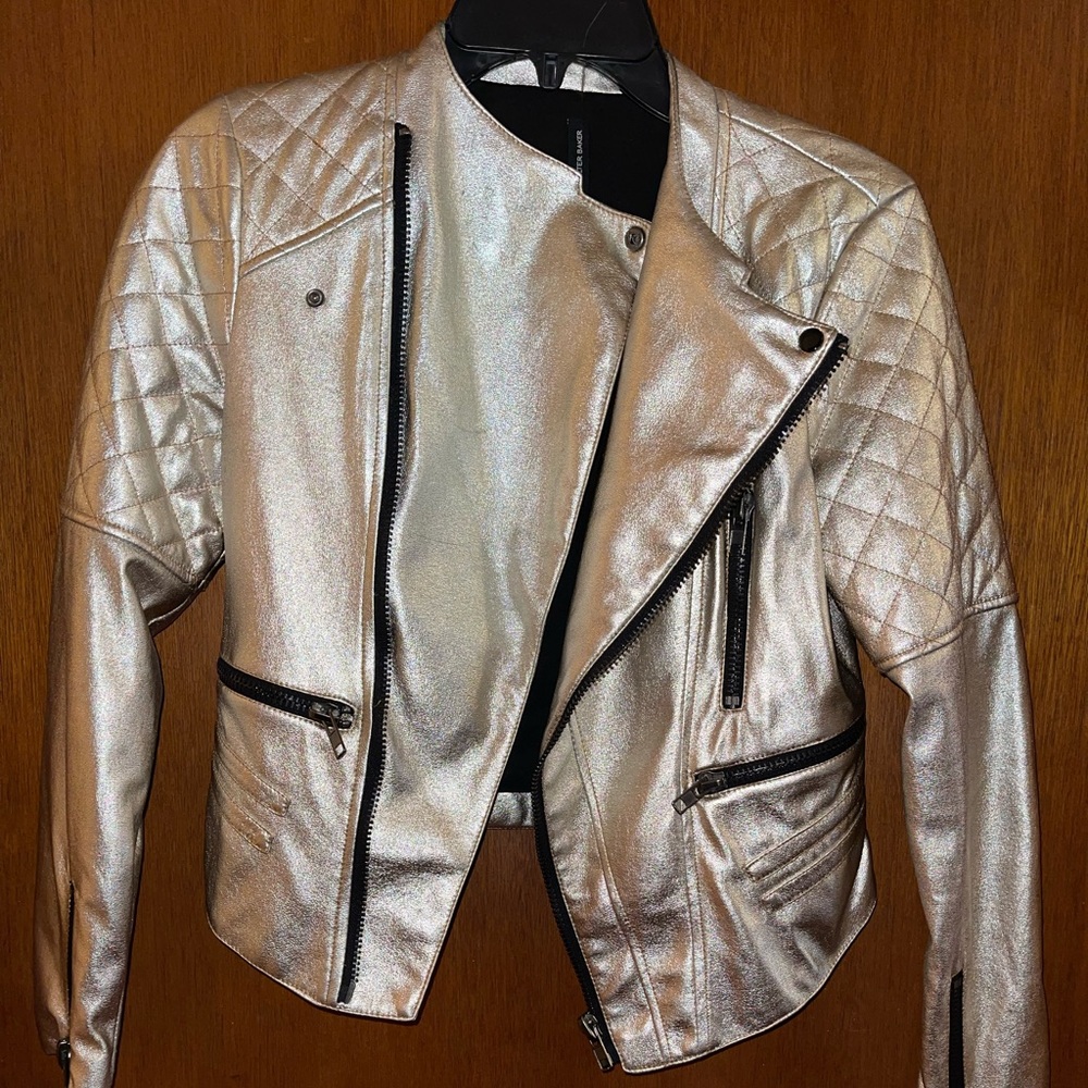 Champagne Gold metallic jacket size xs